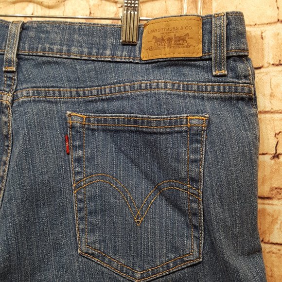 Levi's 550 Relaxed Boot Cut Jeans Size 12 Med - Picture 11 of 14